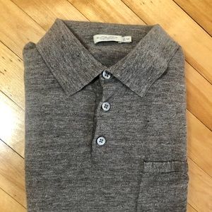 Suit Supply Linen Cotton Polo Shirt